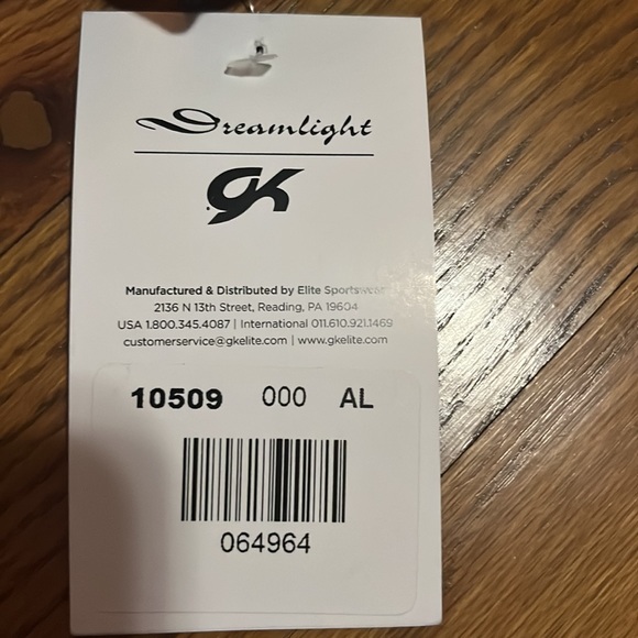 - NWT Dreamlight By GK Imagination Tank gymnastics Leotard w/scrunchie sz AS - Picture 7 of 11